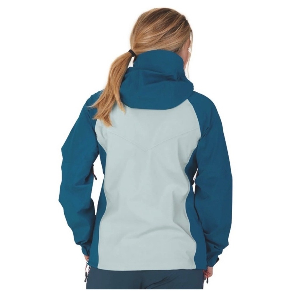 Outdoor Research Skyward II AscentShell Jacket Womens Small Blue Hooded Gorpcore - Picture 2 of 12